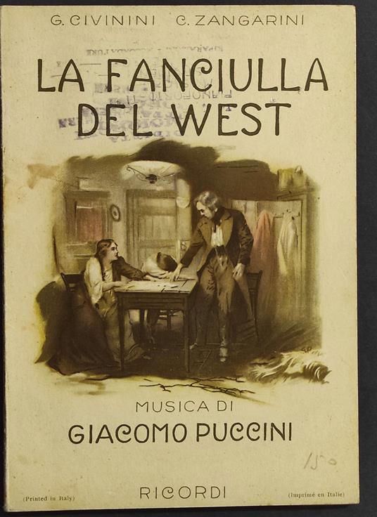 Fanciulla del West - copertina