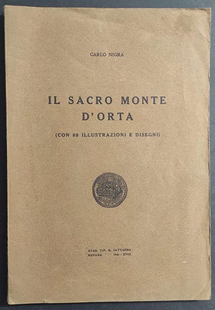 Il Sacro Monte d'Orta - Carlo Nigra - copertina
