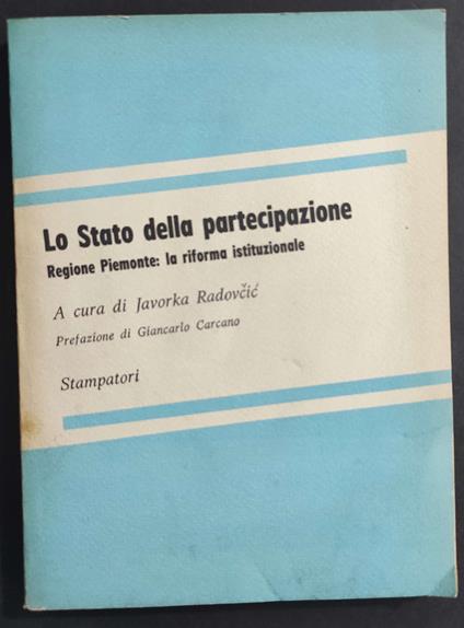 Lo Stato della Partecipazione - copertina