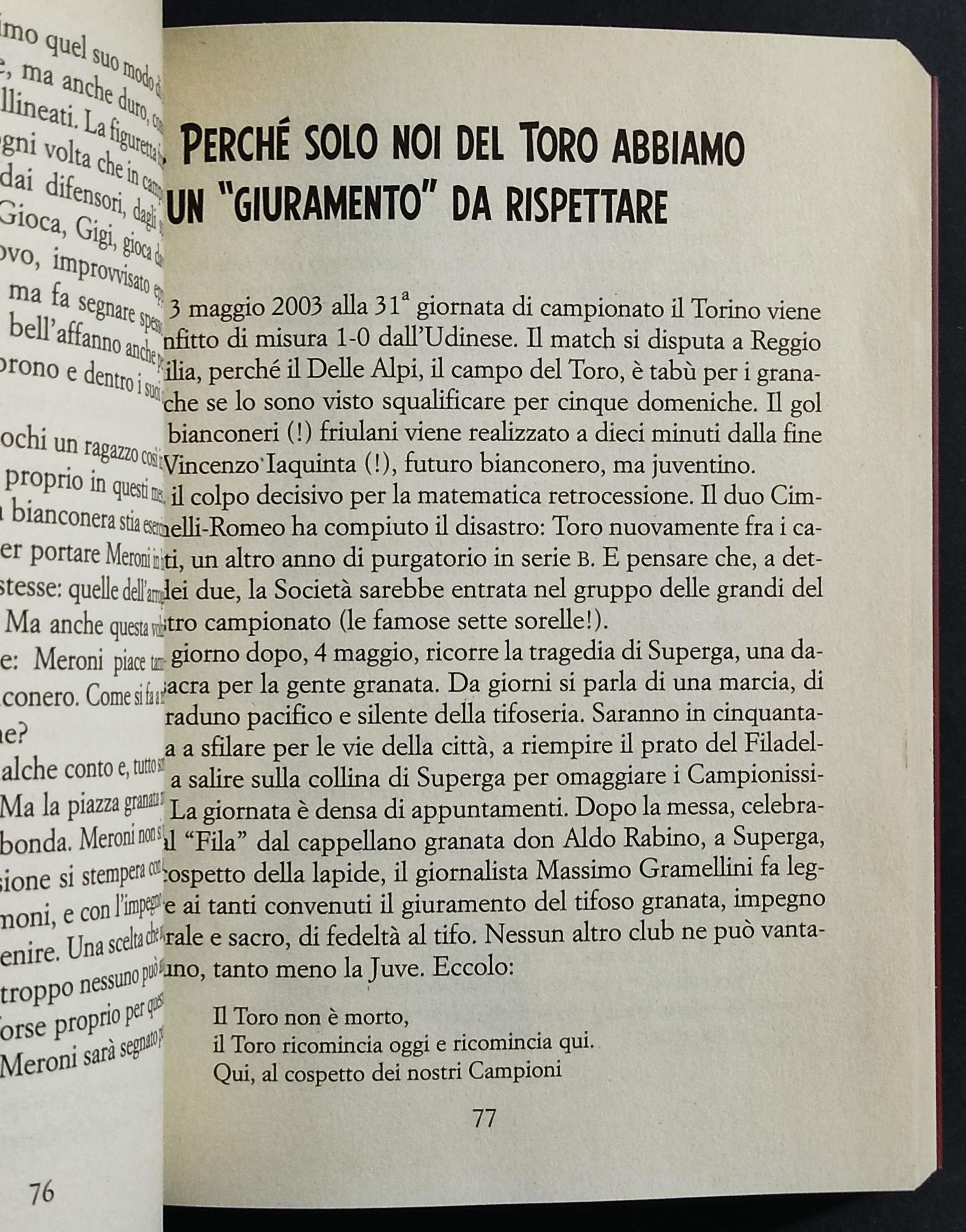 101 Motivi per Odiare la Juventus e Tifare il Torino