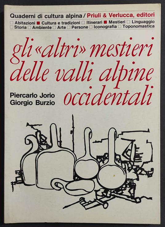 Gli Altri Mestieri delle Valli Alpine Occidentali - copertina