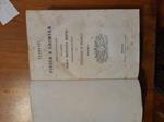 Elementi di fisica  chimica compilati per uso dè suoi scolari dal canonico Giambattista Bontà lettore di filosofia e matematica nel Seminario di Bologna. Volume I e Volume II