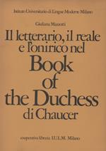 Il letterario, il reale e l'onirico nel Book of the Duchess di Chaucer