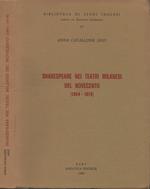 Shakespeare nei teatri milanesi del Novecento (1904 - 1978)