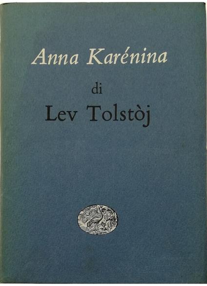 Anna Karenina - Lev Tolstoj - copertina