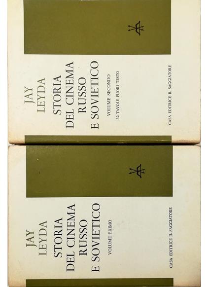 Storia del cinema russo e sovietico - completo in 2 voll - copertina