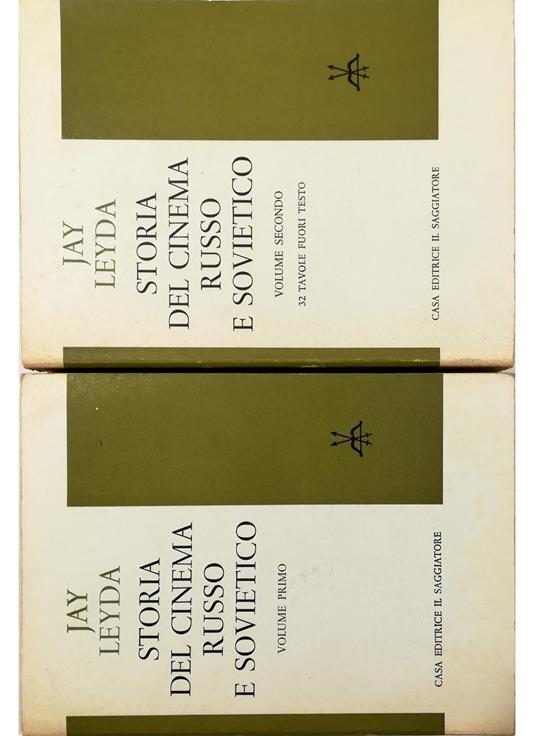 Storia del cinema russo e sovietico - completo in 2 voll - copertina