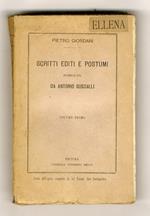 Scritti editi e postumi [...] Pubblicati da Antonio Gussalli. Volume primo