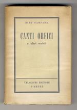 Canti orfici e altri scritti