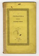 La primavera. Poemetto di Giulio Uberti