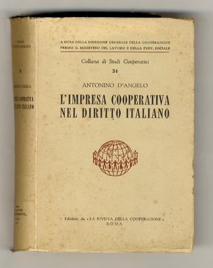 L' impresa cooperativa nel diritto italiano - Antonino D'Angelo - copertina