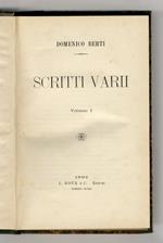 Scritti varii