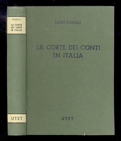 La Corte dei conti in Italia - Luigi Picozzi - copertina