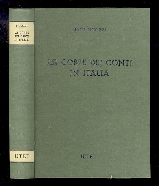 La Corte dei conti in Italia - Luigi Picozzi - copertina
