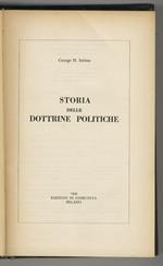 Storia delle dottrine politiche