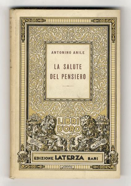 La salute del pensiero - Antonino Anile - copertina