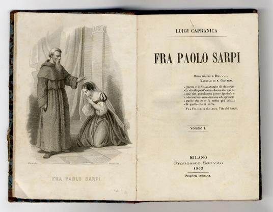 Fra Paolo Sarpi - Luigi Capranica - copertina