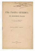 Una pagina giuridica del Risorgimento italiano. Gli avvocati piemontesi e i processi di Napoli