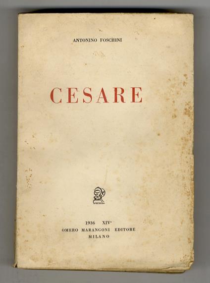Cesare - Antonino Foschini - copertina