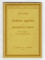 Lettera aperta a Benedetto Croce. Terza edizione con la risposta di Croce
