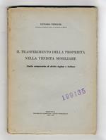 Il trasferimento della proprietà nella vendita mobiliare. Studio comparativo di diritto inglese e italiano