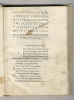 [Il Petrarcha spirituale. Con privilegio papale et del Dominio Veneto]