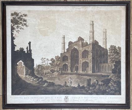 Veduta del Sepolcro dell'Imp. Akbar a Secundrii nell'Indostan. Al Nobil Sig. D. Antonio Ramirez de Montalvo - copertina