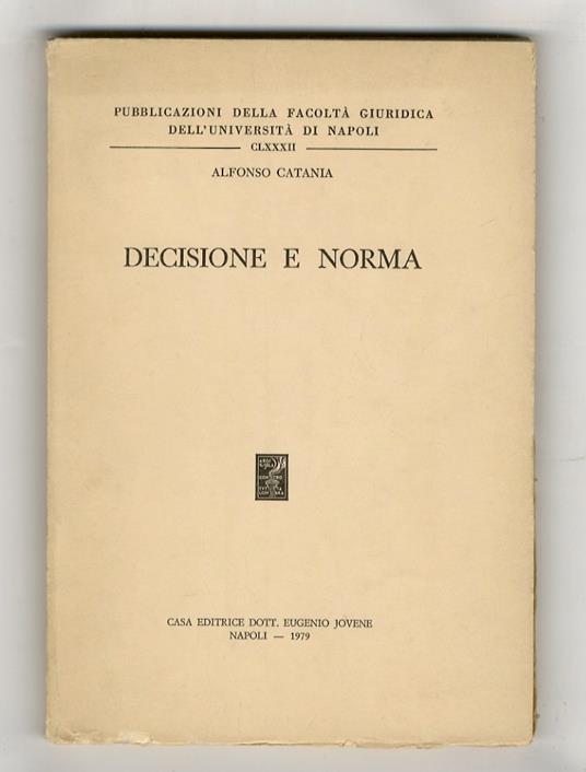Decisione e norma - copertina