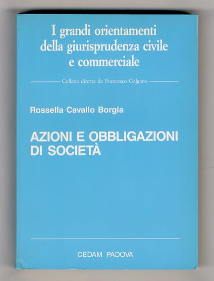 Azioni e obbligazioni di società - copertina
