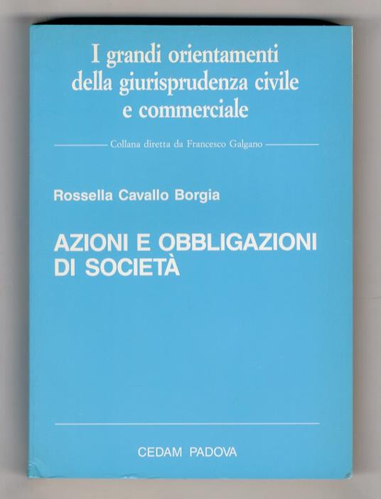 Azioni e obbligazioni di società - copertina