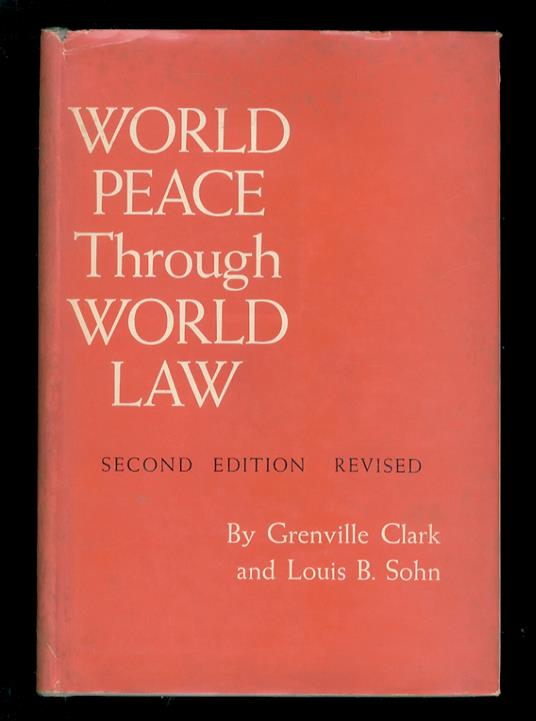 World Peace through World Law - copertina