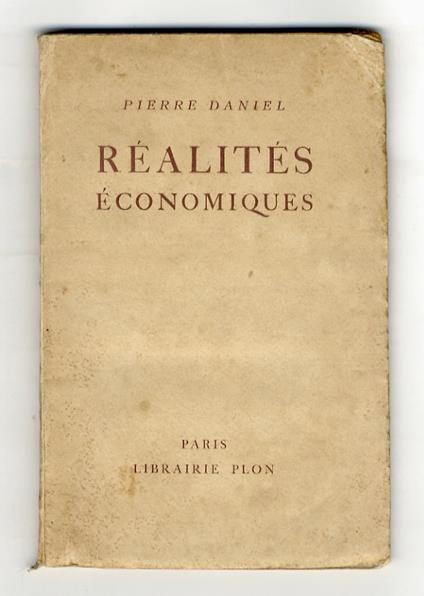 Réalités économiques - copertina