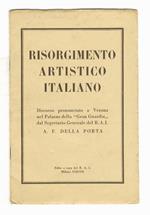 Risorgimento artistico italiano. Discorso pronunciato a Verona nel Palazzo della 