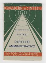 Sintesi di diritto amministrativo