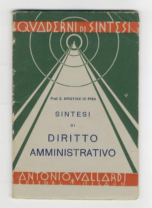 Sintesi di diritto amministrativo - copertina