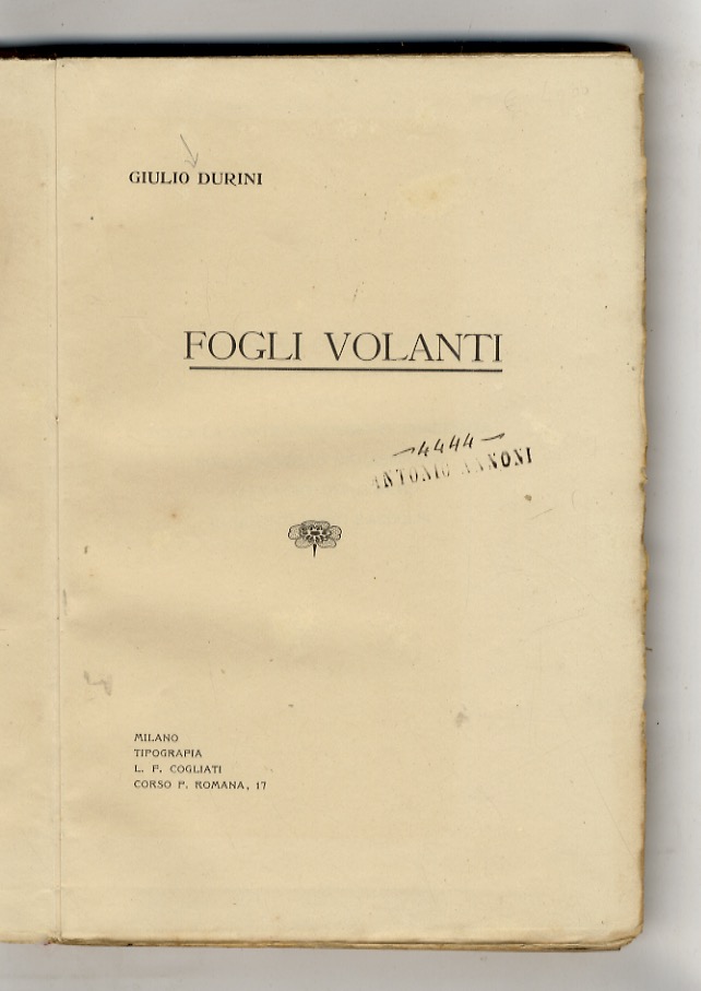 Libreria antiquaria Gozzini