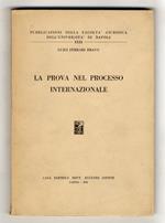 La prova nel diritto internazionale