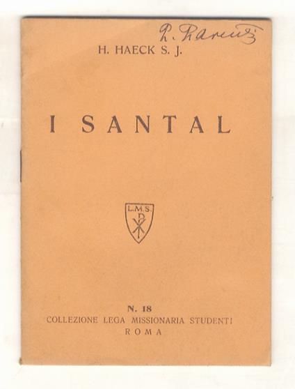 I Santal - copertina