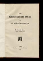 Der Rechtsgelehrte Gajus und die Ediktskommentare