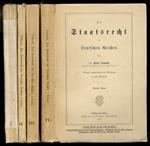 Das Staatsrecht des Deutschen Reiches [...] Vierte neubearbeitete Auflage in vier Bänden. Erster Band [- Vierter Band]