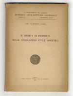 Il diritto di proprietà nella legislazione civile sovietica