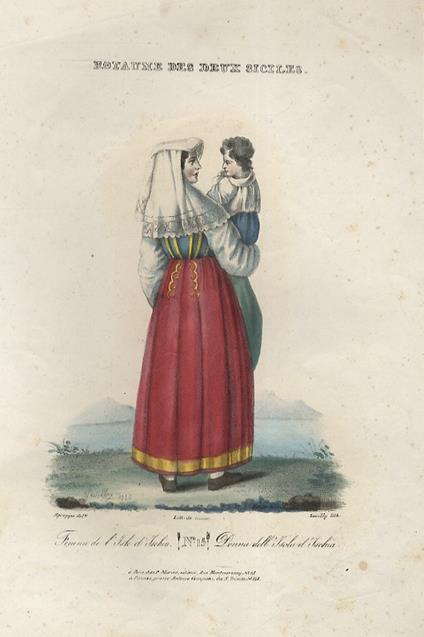 Femme de l'Isles d'Ischia. N. 15. Donna dell'Isola d'Ischia - copertina