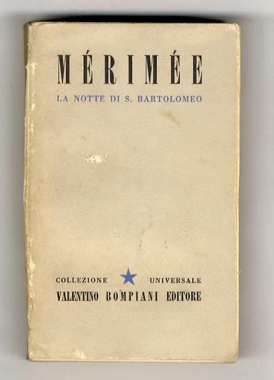 La notte di San Bartolomeo. A cura di Alessandro Pellegrini - copertina