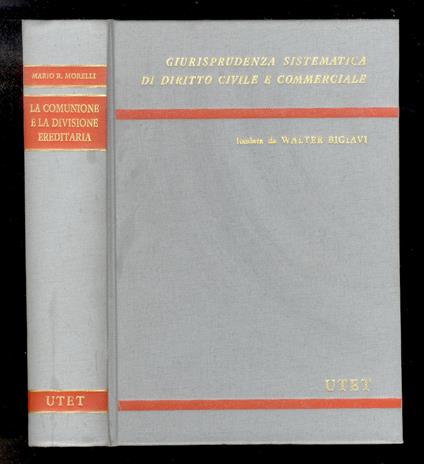 La comunione e la divisione ereditaria - copertina