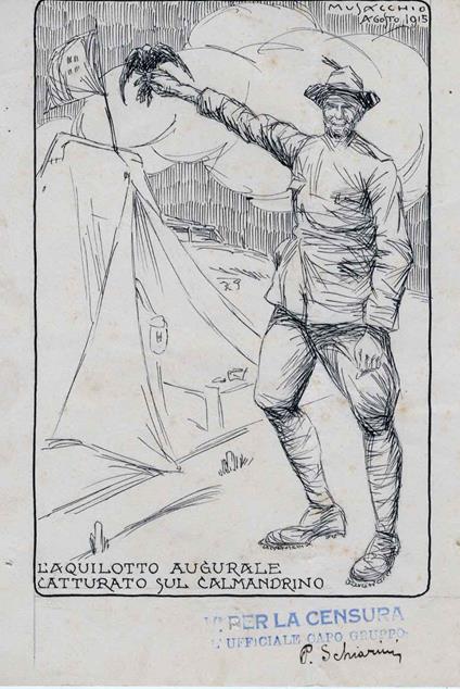 “L'Aquilotto augurale catturato sul Calandrino” - copertina