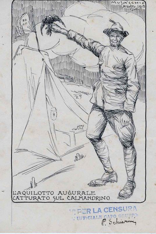 “L'Aquilotto augurale catturato sul Calandrino” - copertina