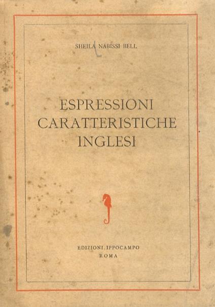 Espressioni caratteristiche inglesi - copertina