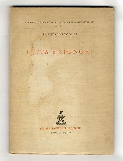 Città e Signori - copertina