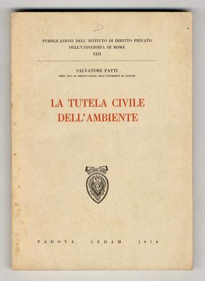 La tutela civile dell'ambiente - copertina