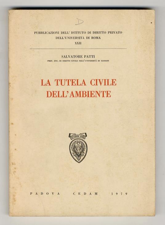 La tutela civile dell'ambiente - copertina